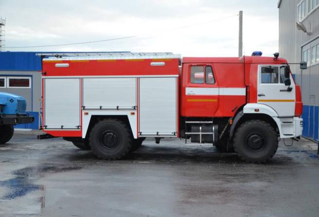 Автоцистерна пожарная АЦ-3,0-40 на шасси КАМАЗ-43502