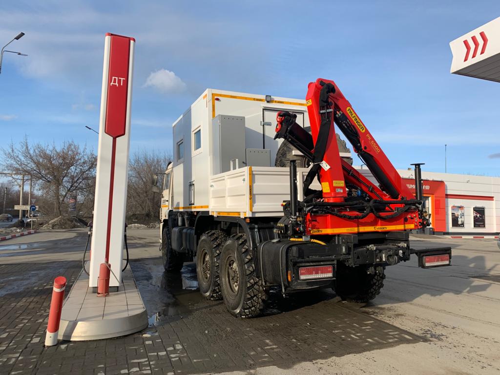 АРОК с КМУ Palfinger 6500 на шасси КАМАЗ 43118-50