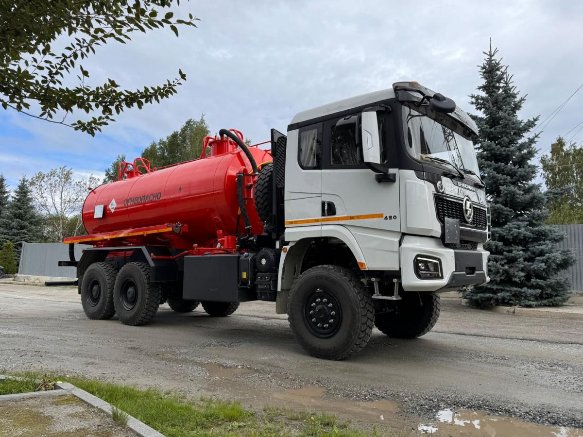 Автоцистерна АКН-12 на шасси Shacman X3000 6х6 (SX42586V385)