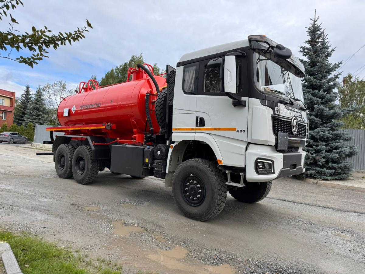 Автоцистерна АКН-12 на шасси Shacman X3000 6х6 (SX42586V385)