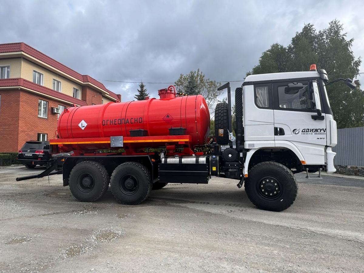 Автоцистерна АКН-10 на шасси Shacman SX32586V385 (насос КО-505)