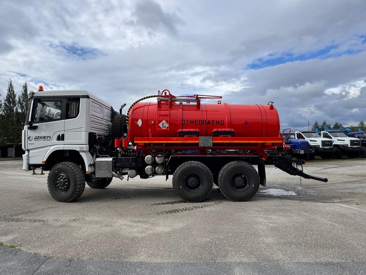 Автоцистерна АКН-10 на шасси Shacman SX32586V385 (насос КО-505)