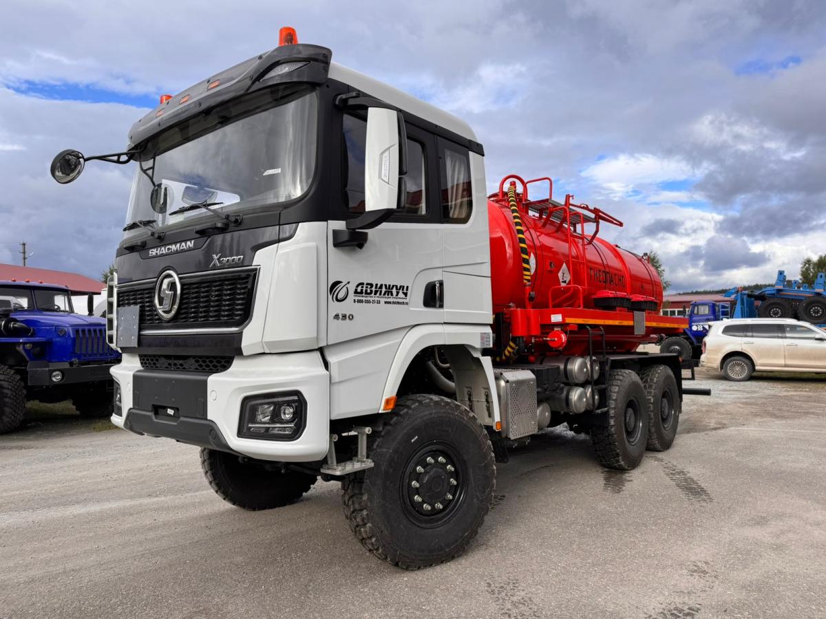 Автоцистерна АКН-10 на шасси Shacman SX32586V385 (насос КО-505)