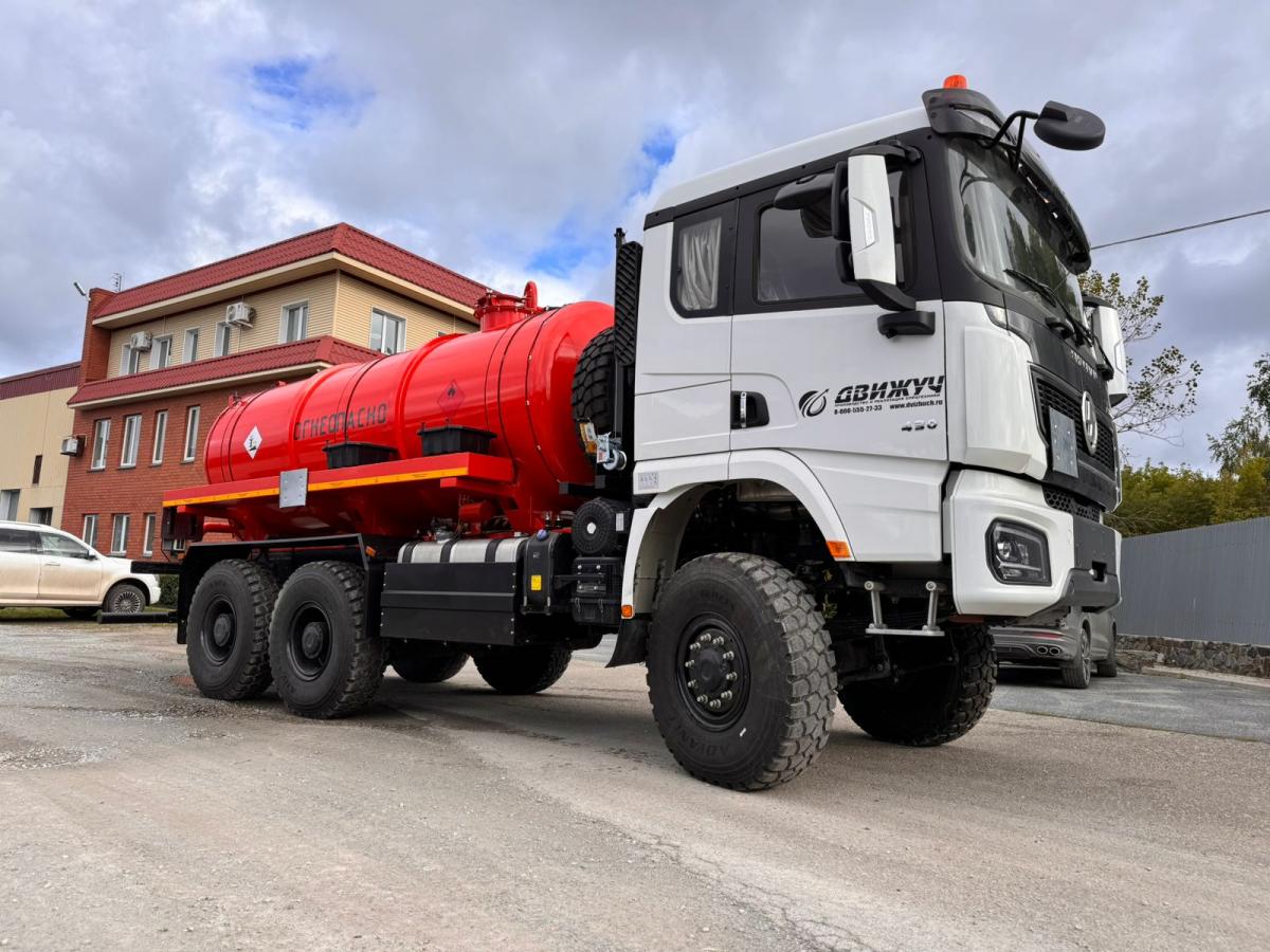 Автоцистерна АКН-10 на шасси Shacman SX32586V385 (насос КО-505)