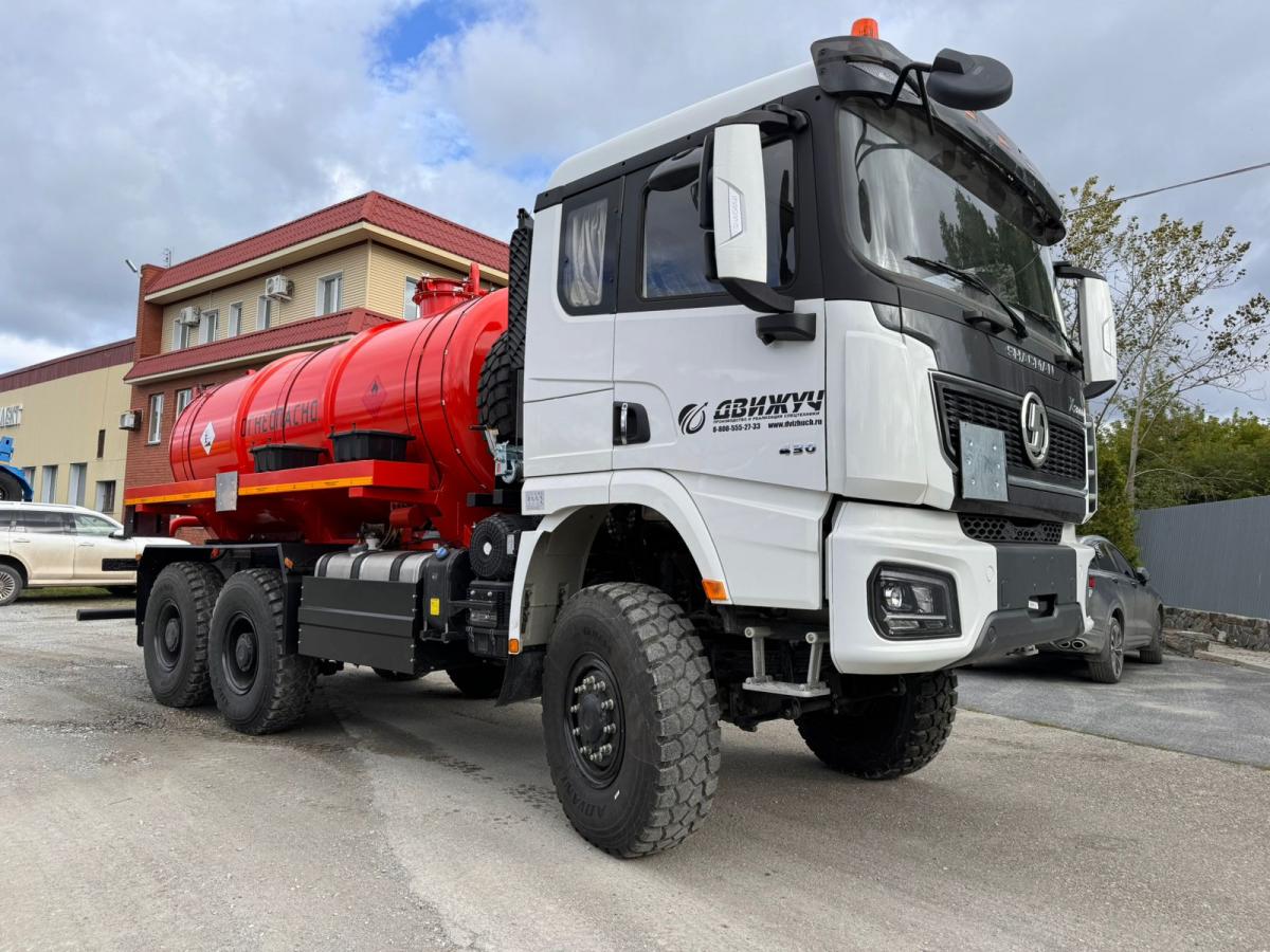 Автоцистерна АКН-10 на шасси Shacman SX32586V385 (насос КО-505)