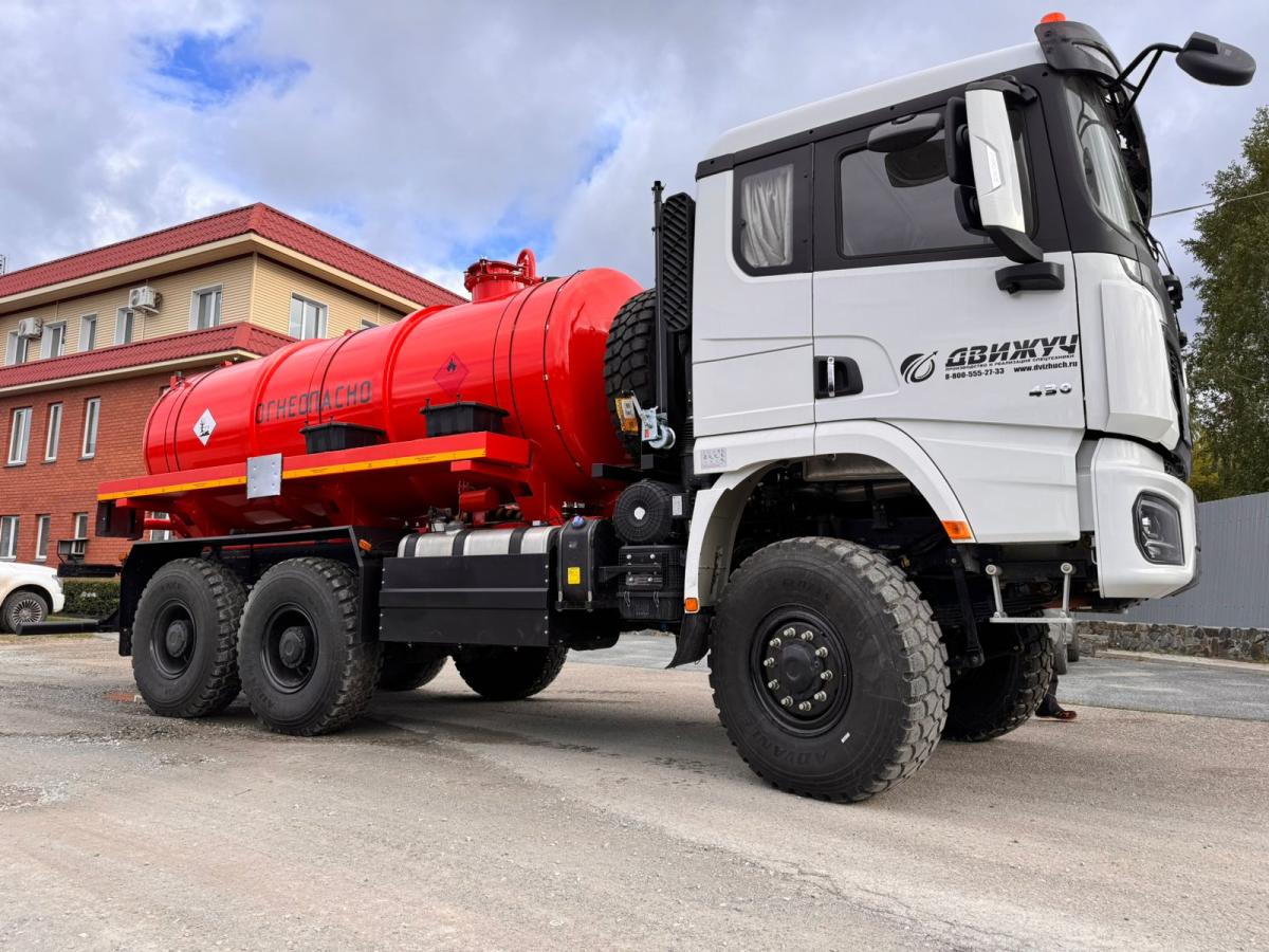 Автоцистерна АКН-10 на шасси Shacman SX32586V385 (насос КО-505)