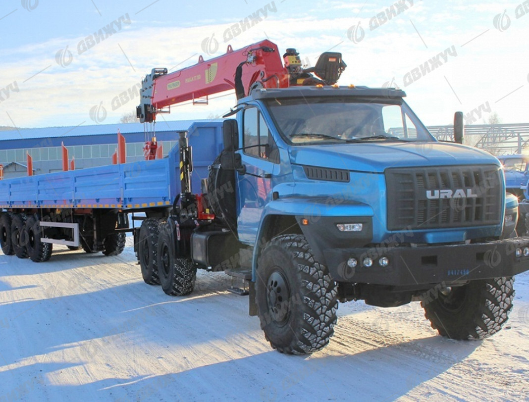 Седельный тягач Урал NEXT 4320 с КМУ IT-180