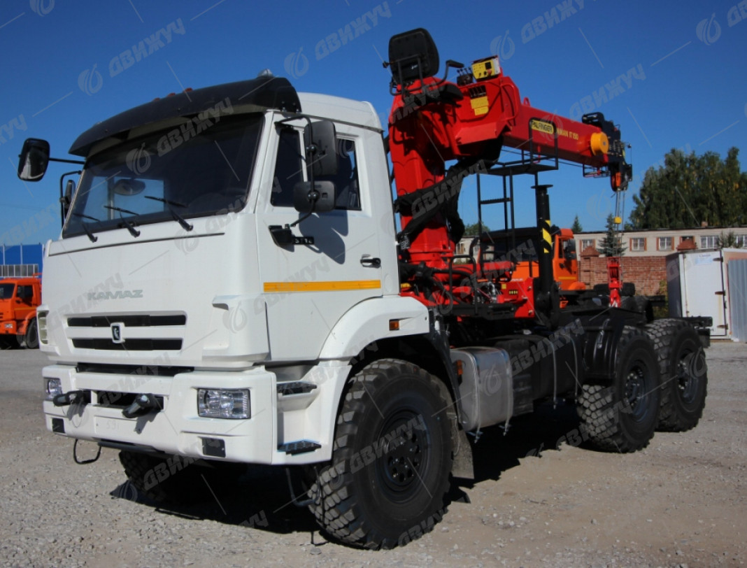 Седельный тягач КАМАЗ 43118-50 с КМУ ИТ-150
