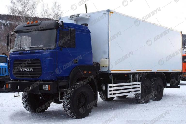 Фургон изотермический на шасси Урал 4320 (бескапотный)