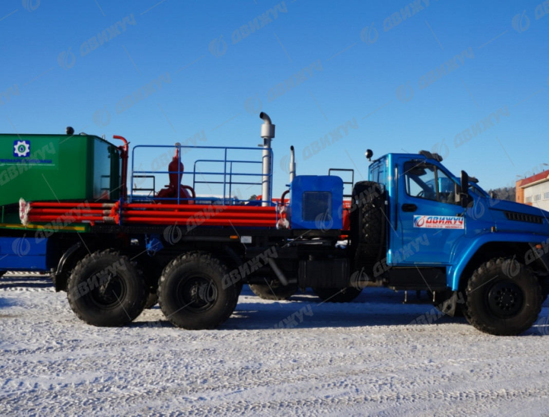 Цементировочный агрегат ЦА-320 с/без ВПБ(водоподающим блоком) на шасси Урал Next