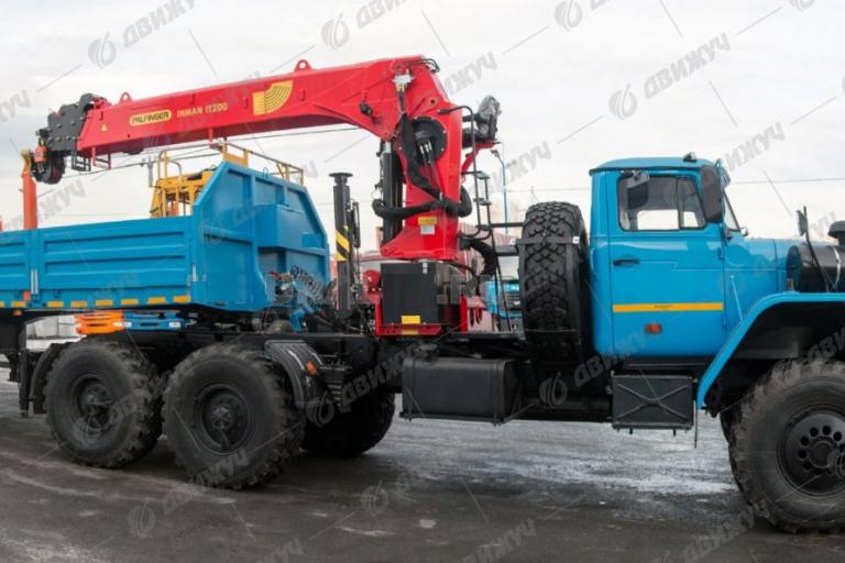 Седельный тягач Урал 4320-60 с КМУ ИТ-200 (тросовый)