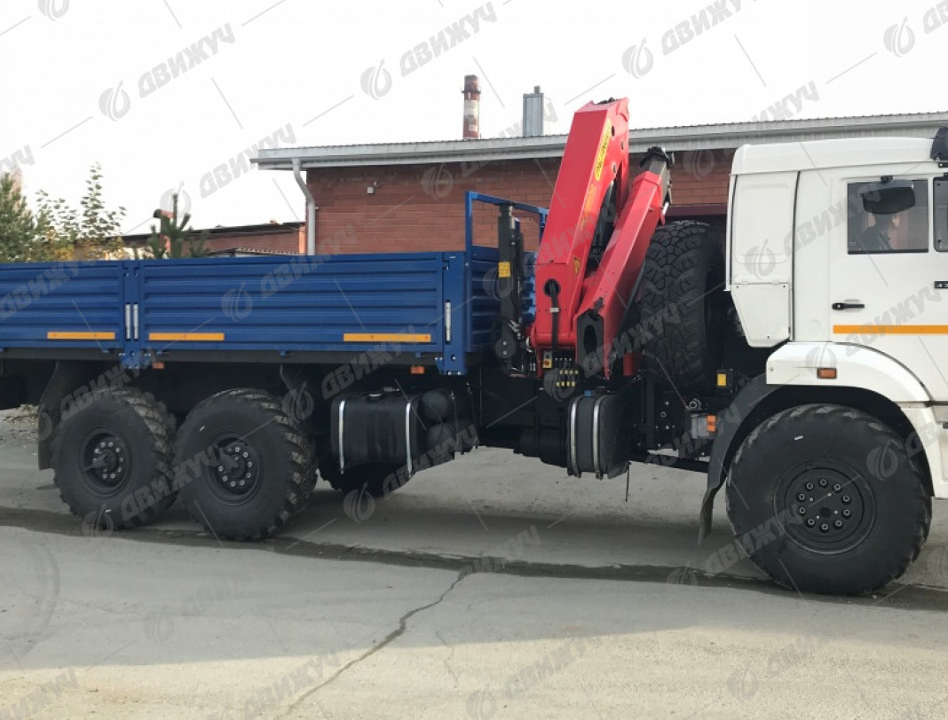 Бортовой КАМАЗ 43118-50 с КМУ PALFINGER РК 23500А