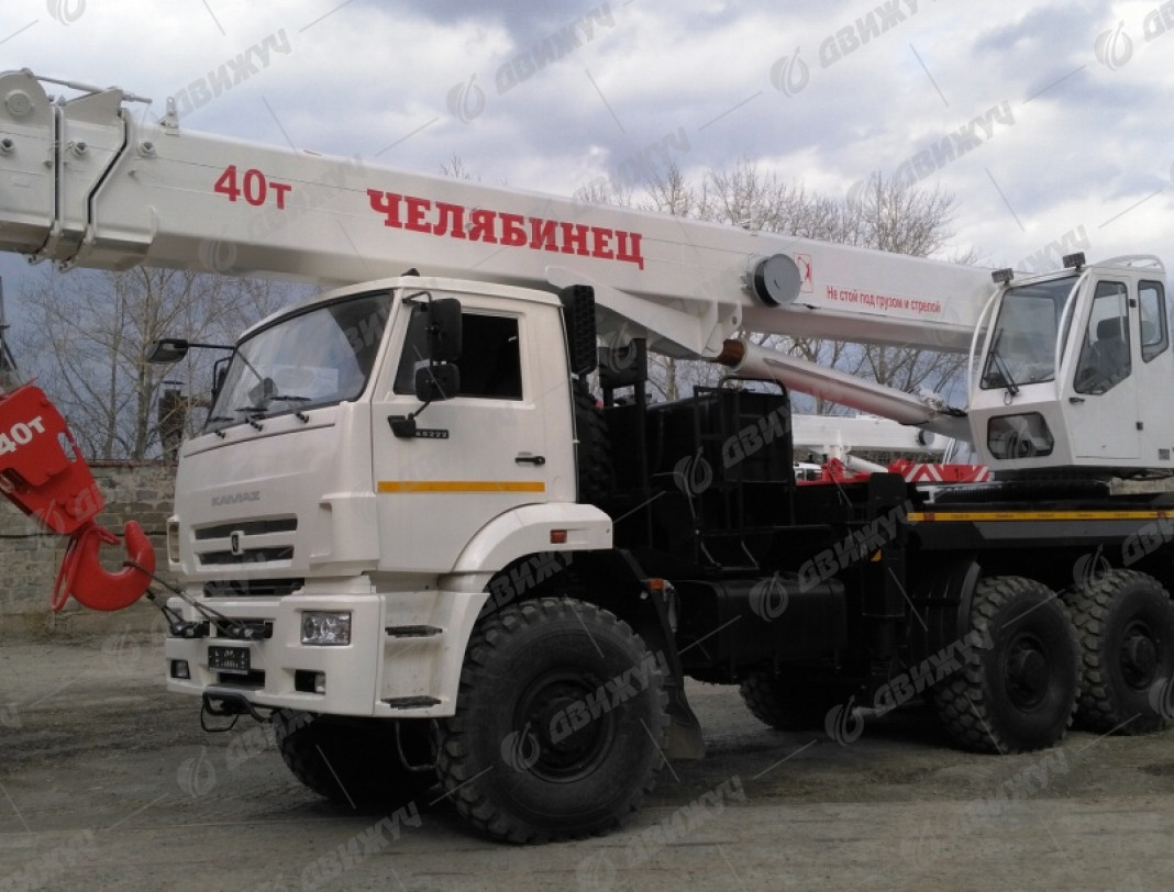 Автокран Челябинец КС-65711-34 на шасси КАМАЗ 65222 (6х6)