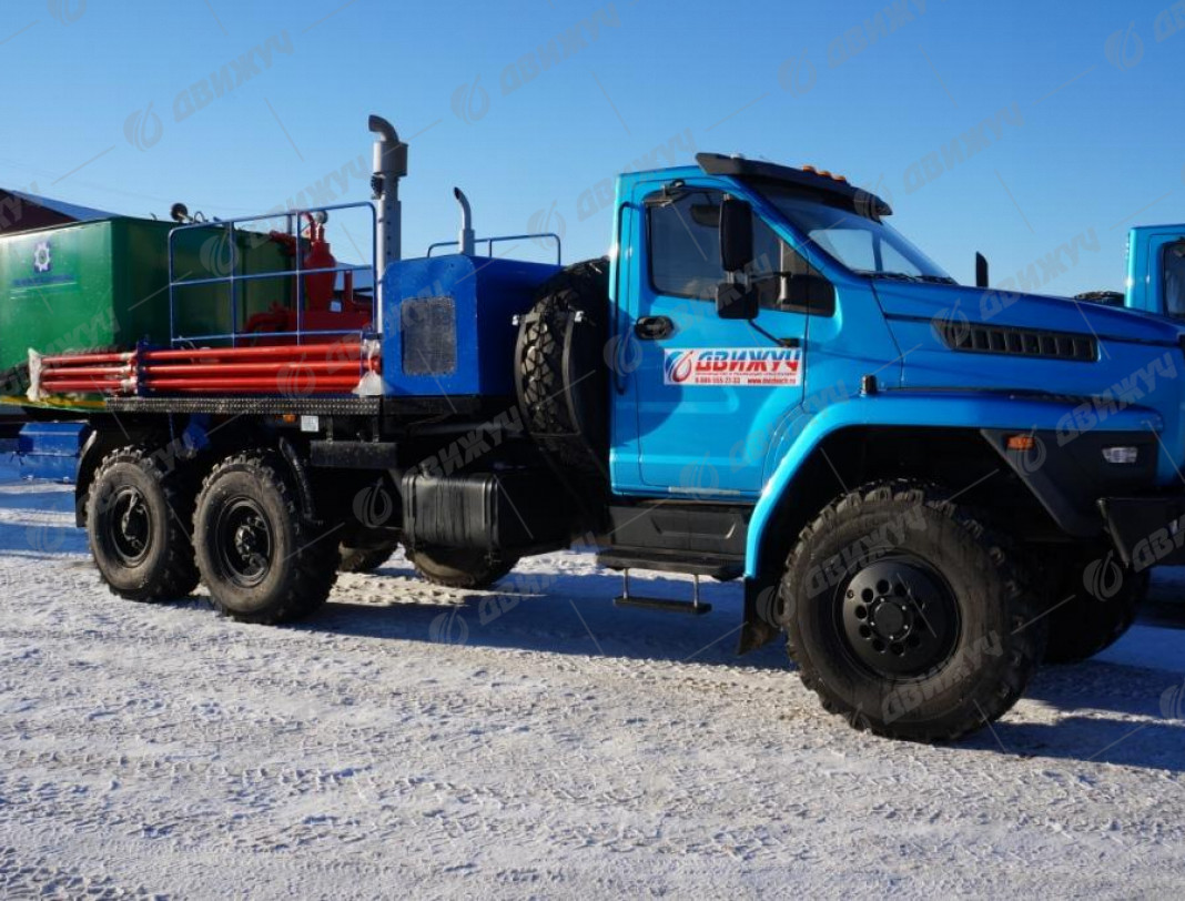 Цементировочный агрегат ЦА-32 (поршневой насос) на шасси Урал Next 4320-74 c ВПБ