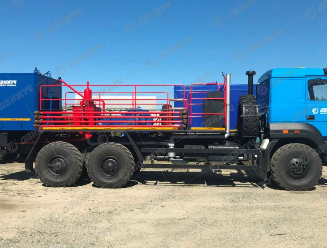 Цементировочный агрегат ЦА-320 на шасси Урал 4320-80 без ВПБ