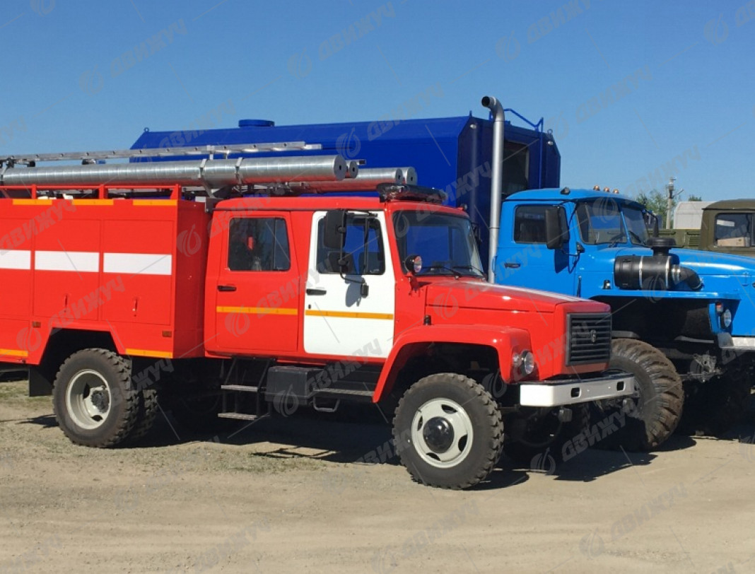 Автоцистерна пожарная АЦ-2,6-40 (33086) на базовом шасси ГАЗ-33086