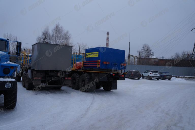 Цементировочный агрегат СИН-35 без ВПБ (водоподающего блока) на шасси Урал Next 