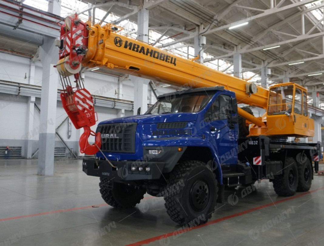 Автокран Ивановец КС-45717-2 на шасси УРАЛ-4320 NEXT