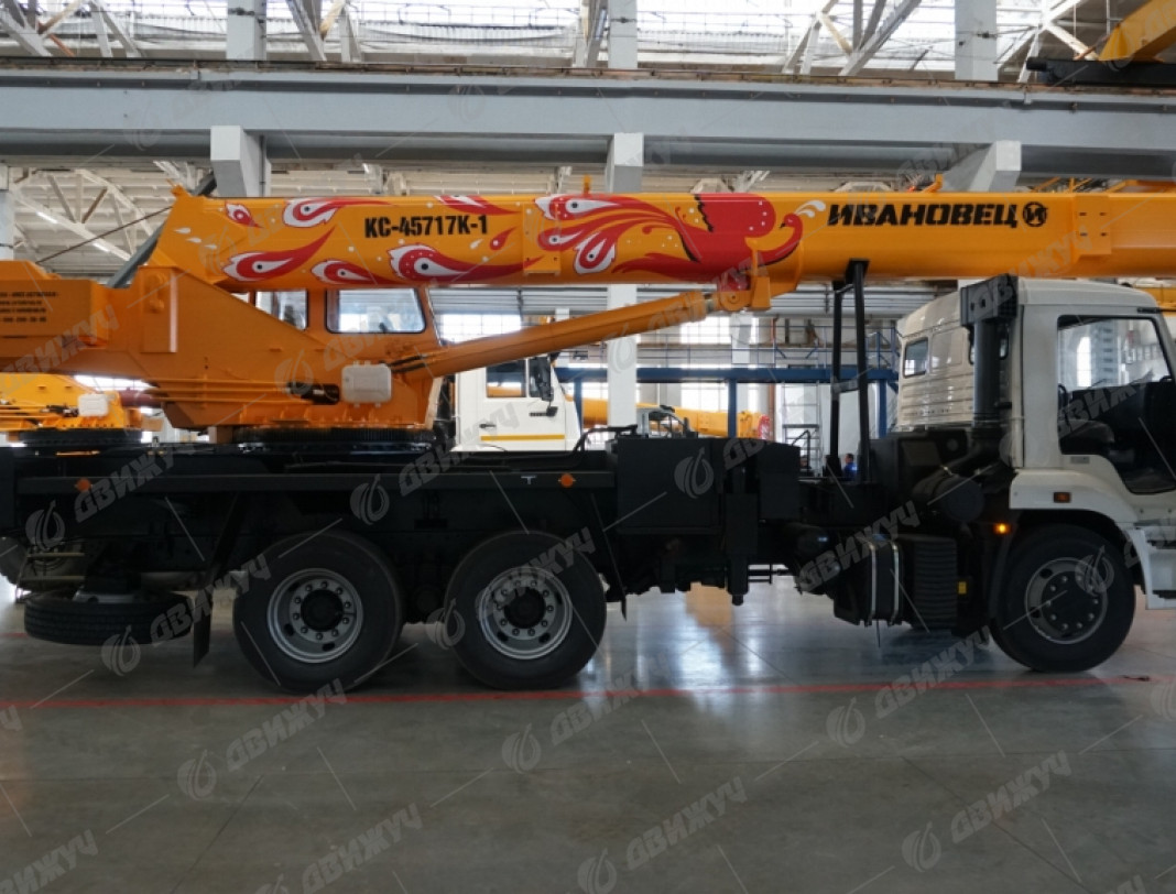 Автокран Ивановец 45717К-1 на шасси КАМАЗ-65115