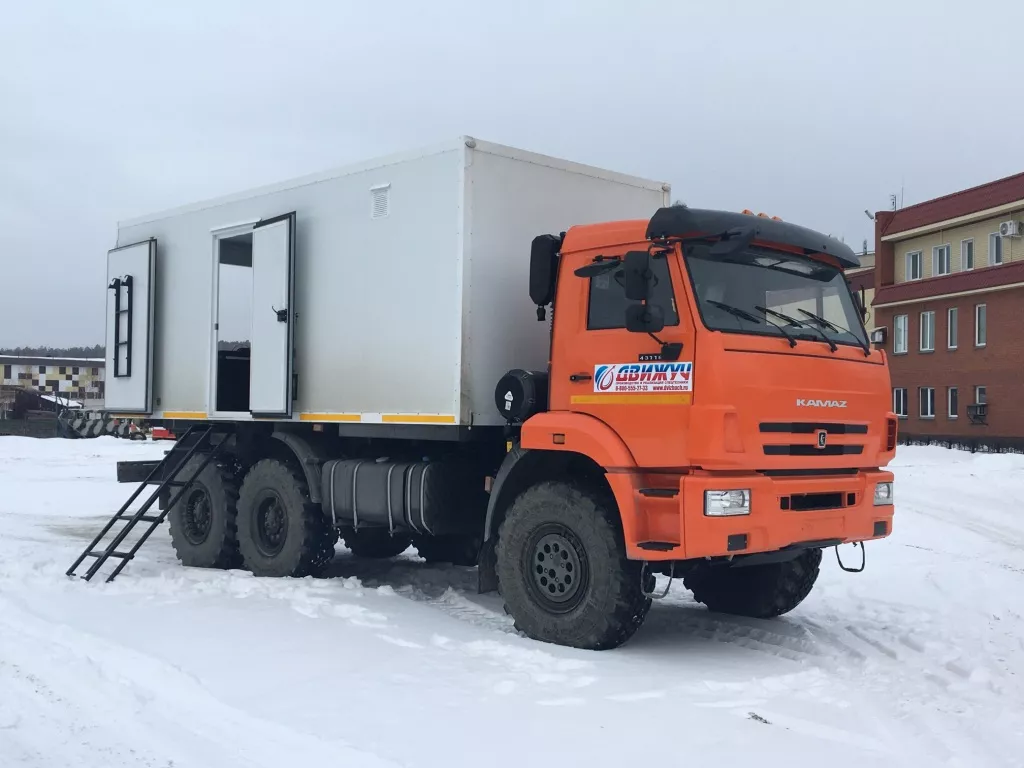 Парогенераторная установка ППУ (ПГУ) на шасси КАМАЗ 43118-50
