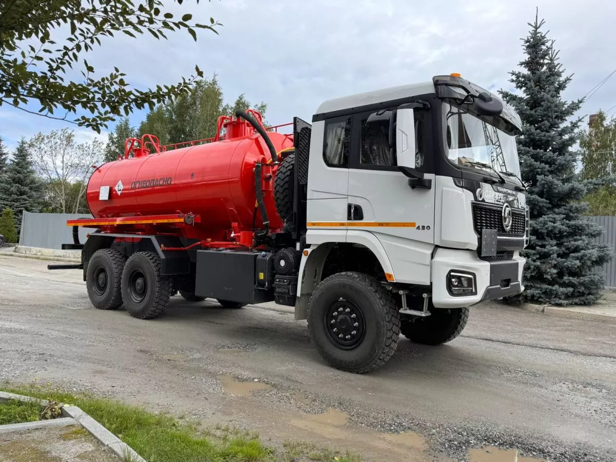 Автоцистерна АКН-12 на шасси Shacman X3000 6х6 (SX42586V385)