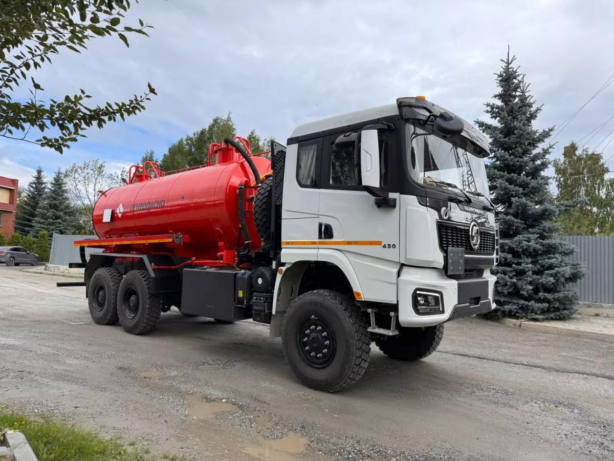 Автоцистерна АКН-12 на шасси Shacman X3000 6х6 (SX42586V385)