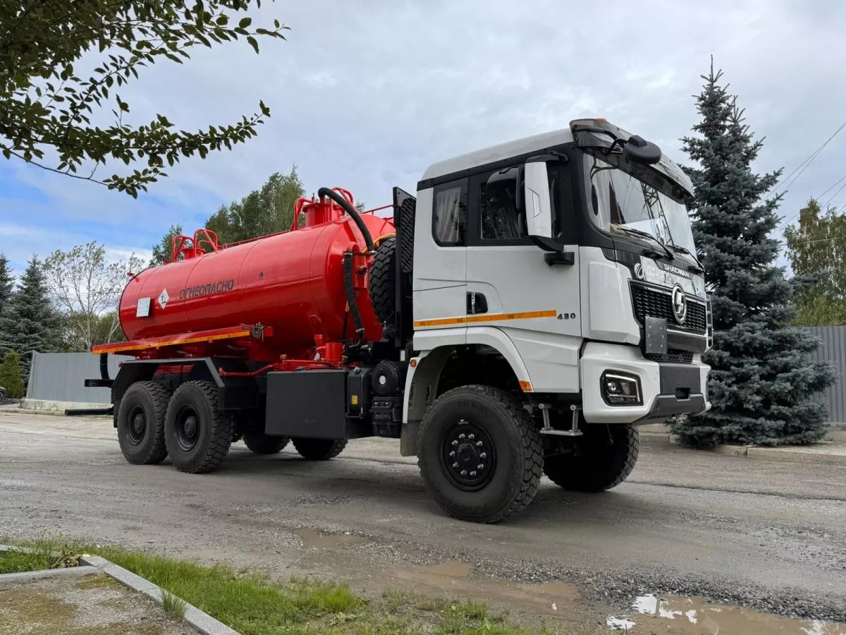 Автоцистерна АКН-12 на шасси Shacman X3000 6х6 (SX42586V385)