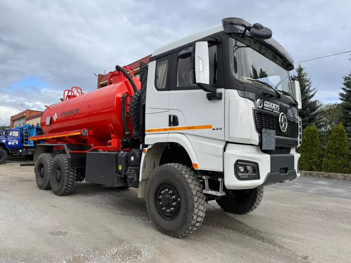Автоцистерна АКН-12 на шасси Shacman X3000 6х6 (SX42586V385)