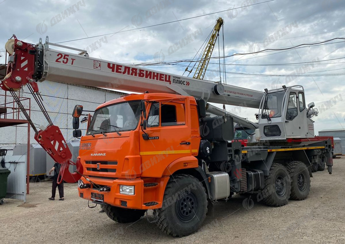 КС-55732 Челябинец. Шасси КАМАЗ 43118-50. Челябинец (ЧМЗ) КС-55732, 2017. Кран Челябинец 25 поворотный редактор. Челябинец 25 тонн