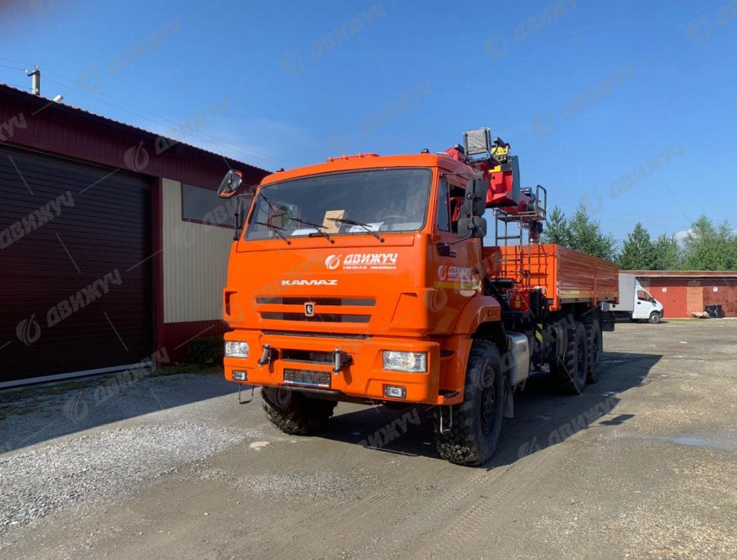 Бортовой автомобиль КАМАЗ 43118-50 с КМУ ИНМАН ИТ-150