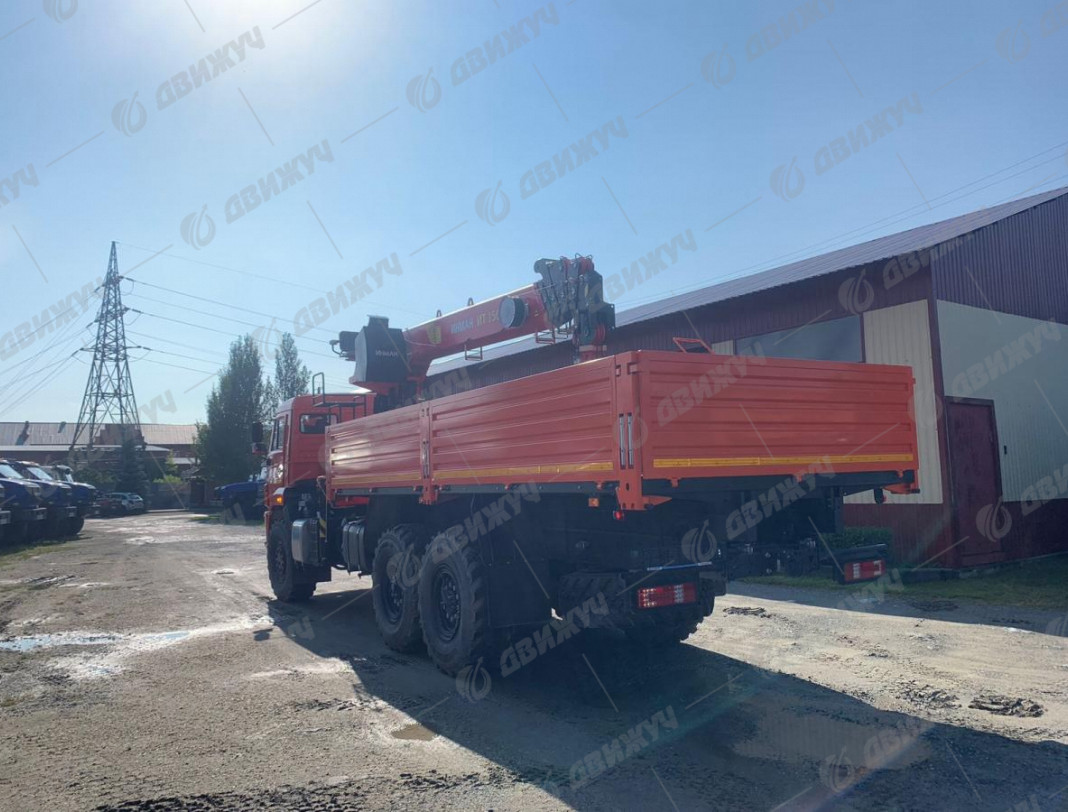 Бортовой автомобиль КАМАЗ 43118-50 с КМУ ИНМАН ИТ-150