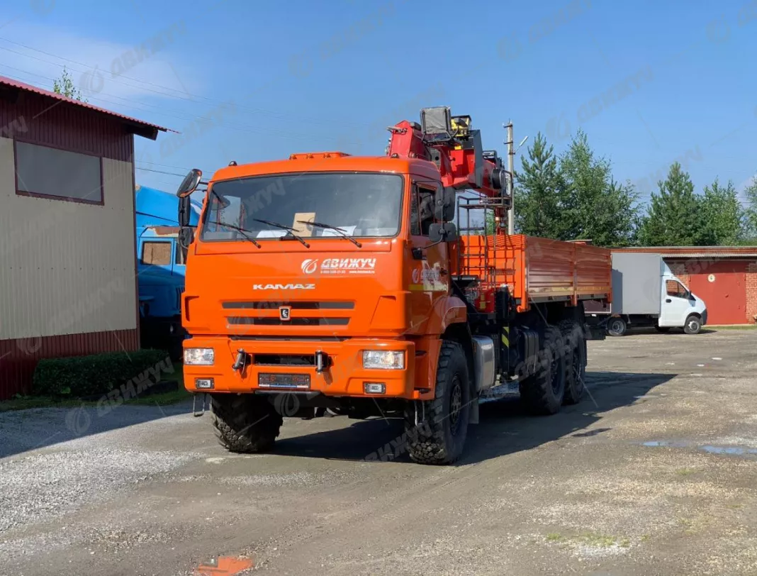 Бортовой автомобиль КАМАЗ 43118-50 с КМУ ИНМАН ИТ-150