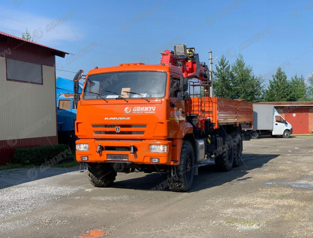 Бортовой автомобиль КАМАЗ 43118-50 с КМУ ИНМАН ИТ-150