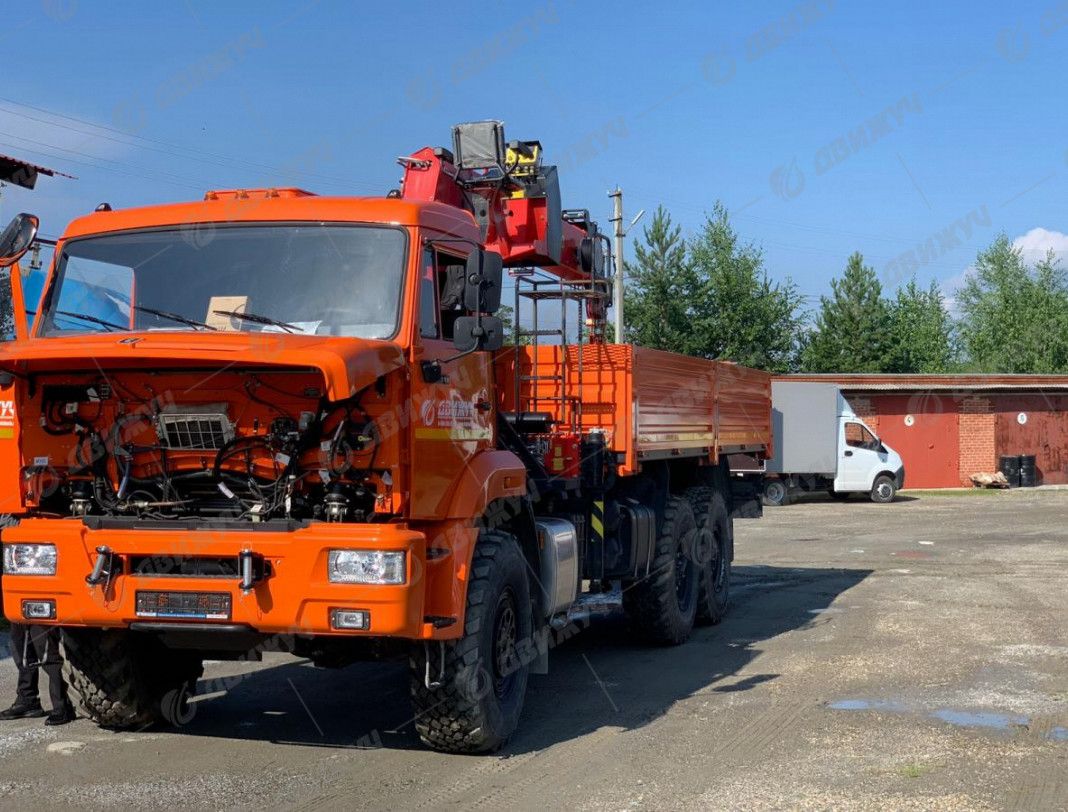 Бортовой автомобиль КАМАЗ 43118-50 с КМУ ИНМАН ИТ-150