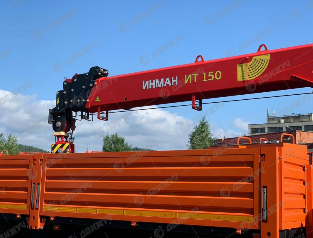 Бортовой автомобиль КАМАЗ 43118-50 с КМУ ИНМАН ИТ-150