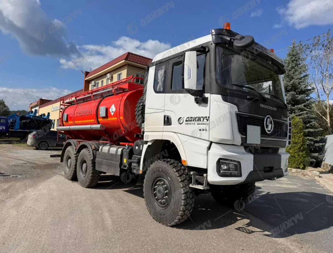 Автотопливозаправщик АТЗ-14/2 Shacman X3000 6х6 (SX32586V385) (Односкатная ошиновка)