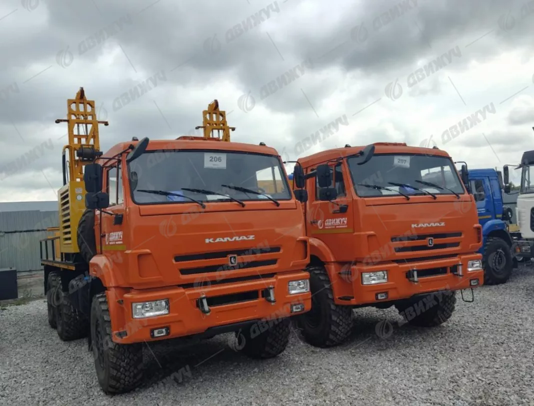 Буровая установка ПБУ-2 на шасси КАМАЗ-53504