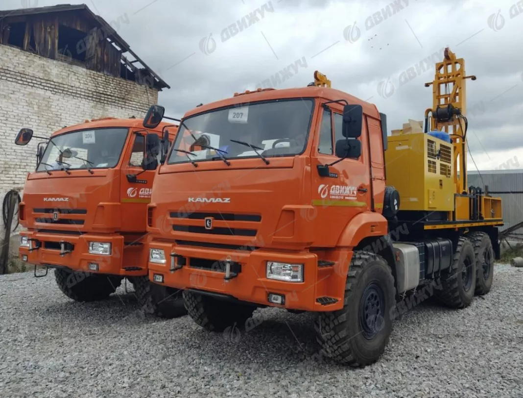 Буровая установка ПБУ-2 на шасси КАМАЗ-53504