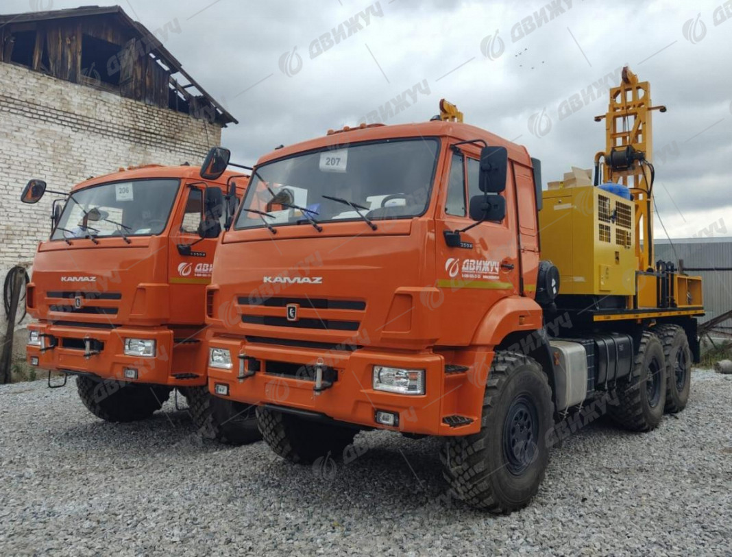 Буровая установка ПБУ-2 на шасси КАМАЗ-53504