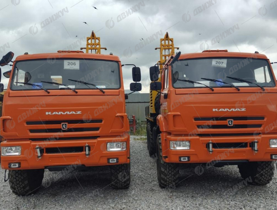 Буровая установка ПБУ-2 на шасси КАМАЗ-53504