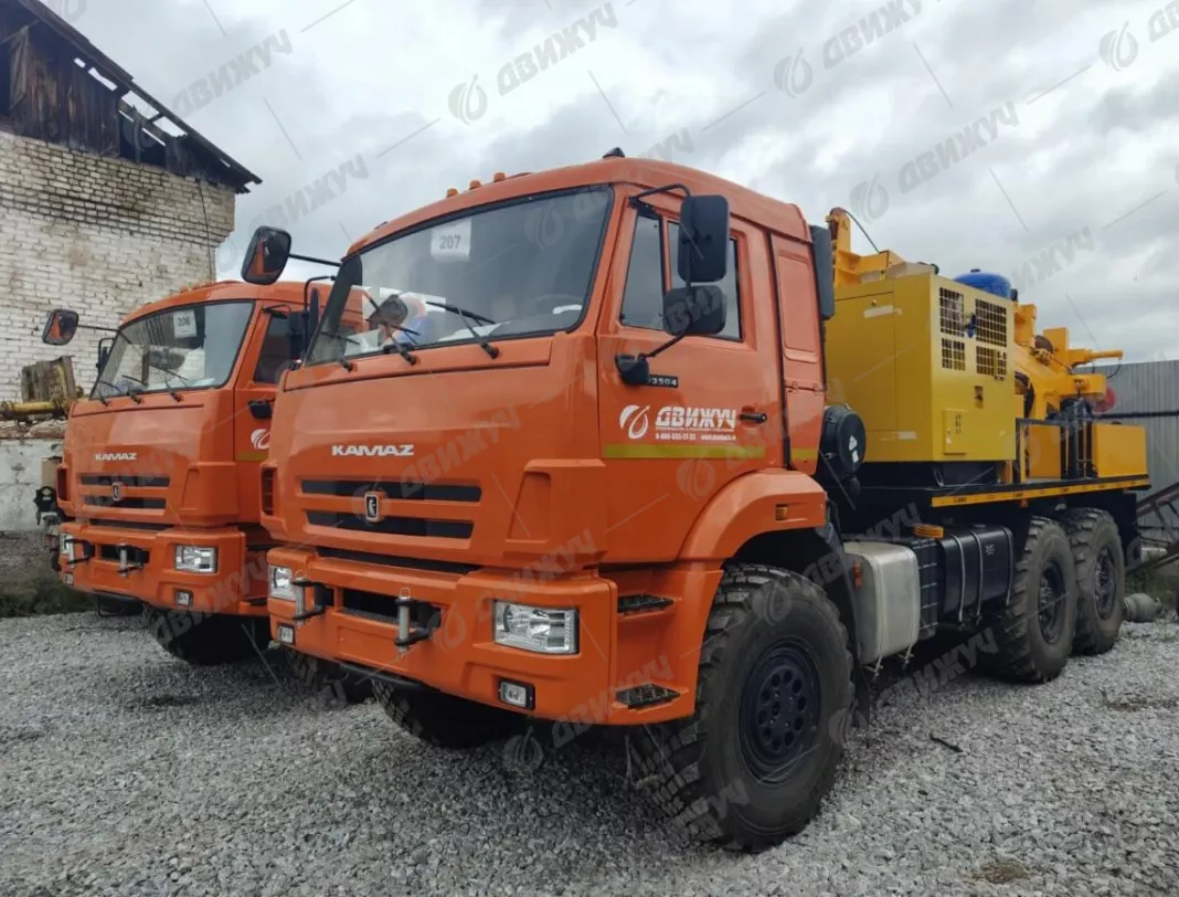 Буровая установка ПБУ-2 на шасси КАМАЗ-53504