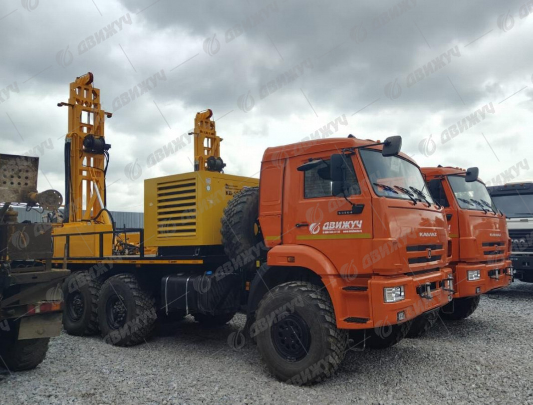 Буровая установка ПБУ-2 на шасси КАМАЗ-53504