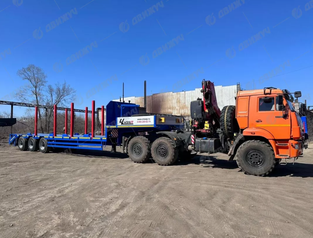 Полуприцеп - тяжеловоз ЧМЗАП 99064 ККТ11