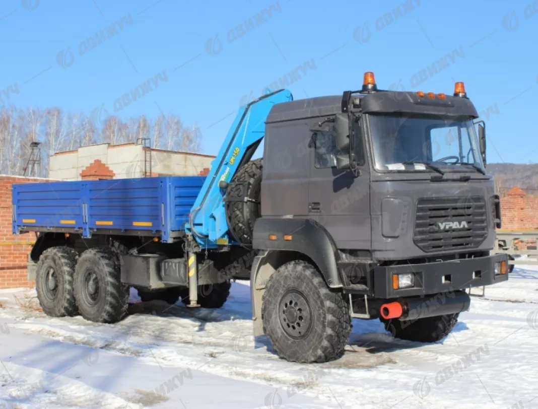 Бортовой Урал 4320-4972-80М с КМУ ИМ-150