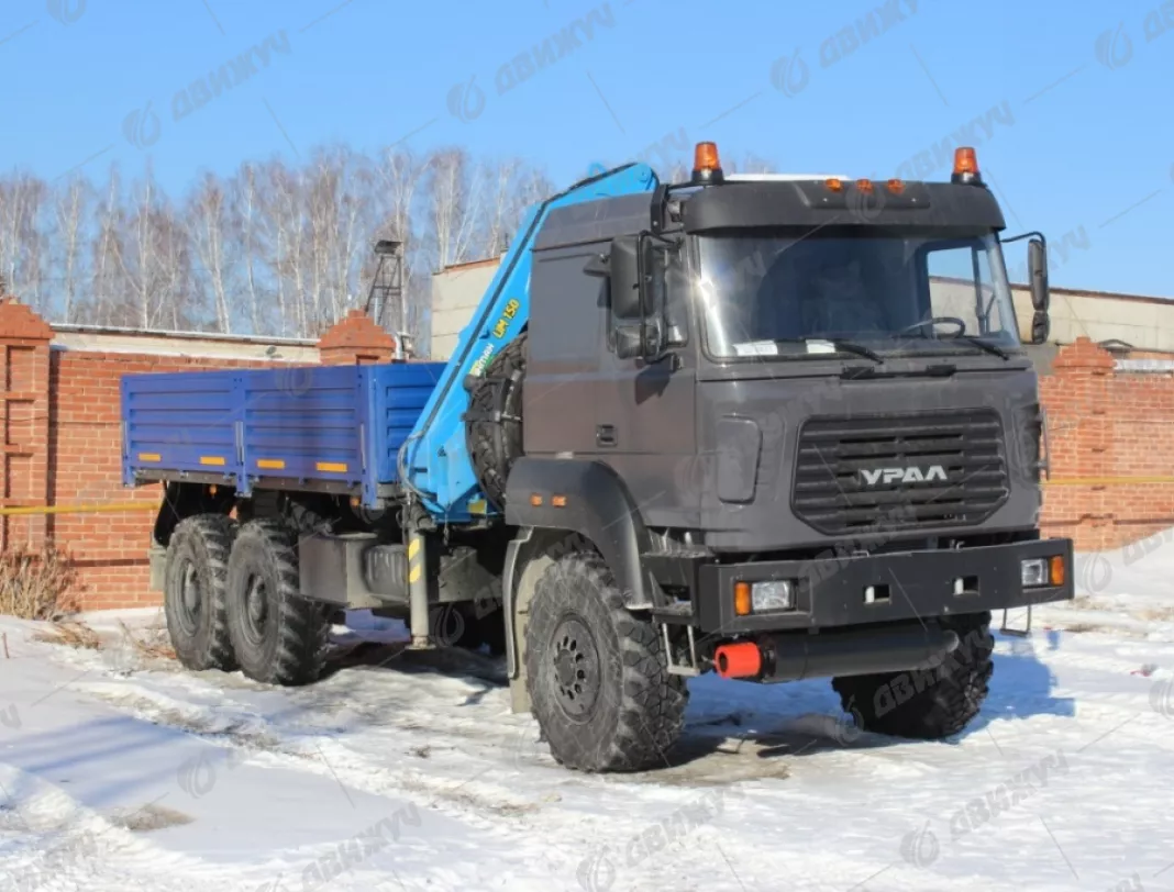 Бортовой Урал 4320-4972-80М с КМУ ИМ-150