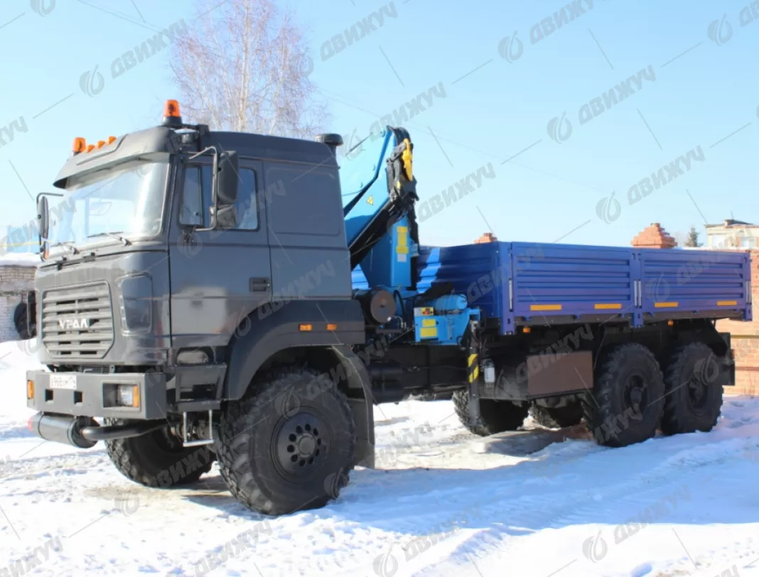 Бортовой Урал 4320-4972-80М с КМУ ИМ-150