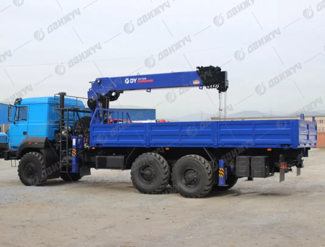 Бортовой Урал 4320-4972-80М с КМУ DongYang 1926