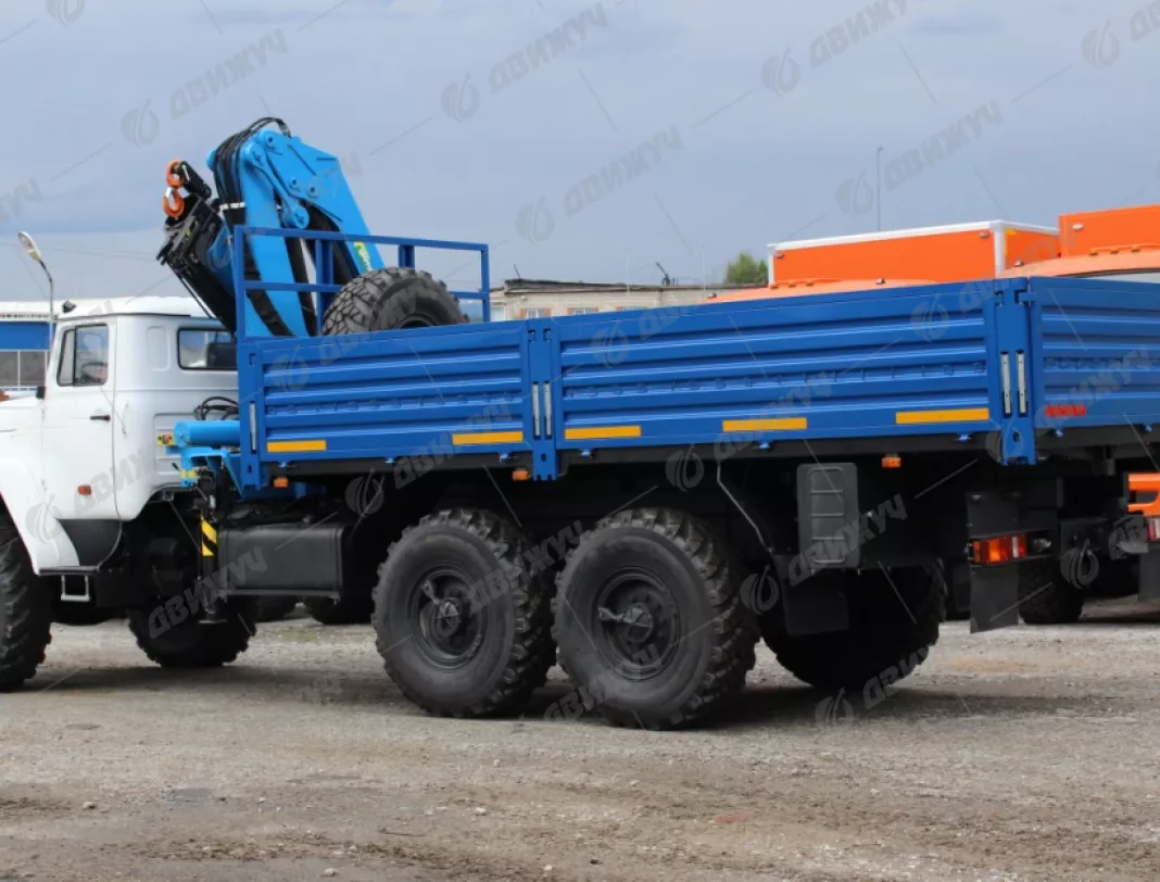 Бортовой Урал 4320 с КМУ ИМ-240