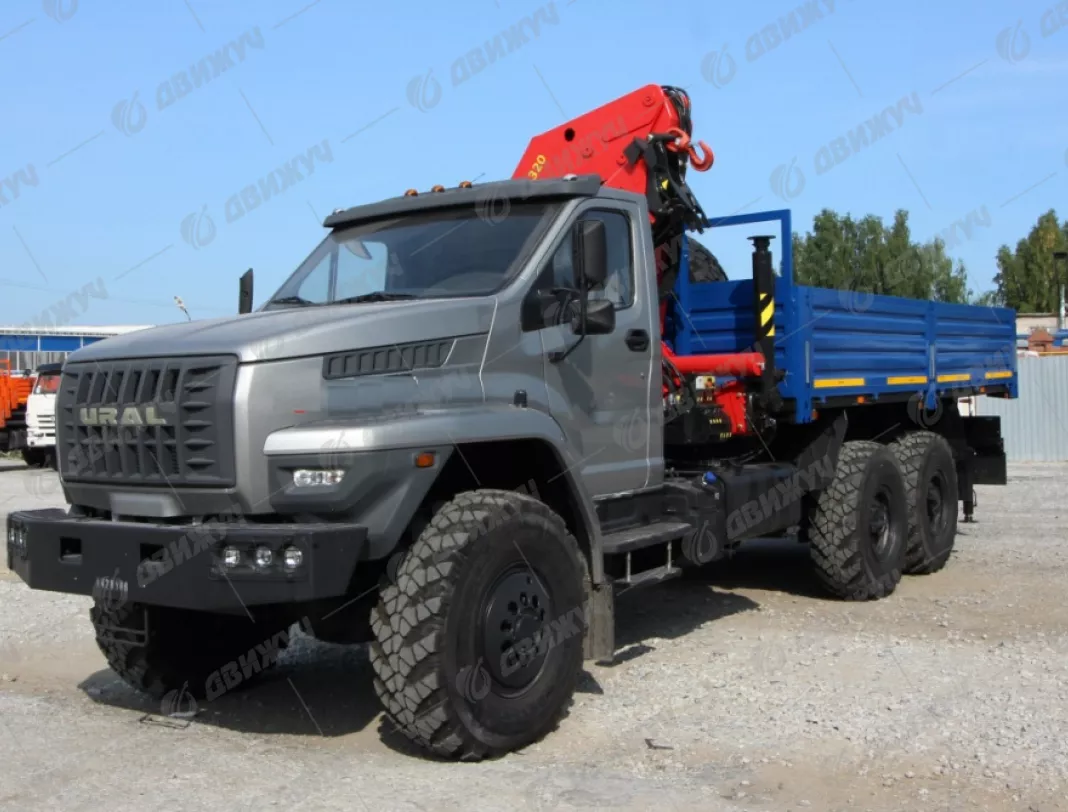 Бортовой Урал 4320 NEXT с КМУ ИМ-320
