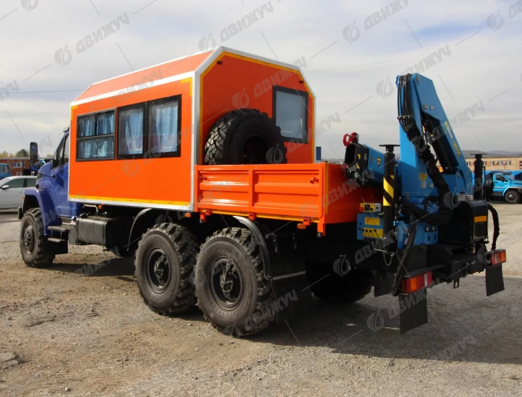 ГПА на шасси Урал NEXT 4320-6952-72Е5 с КМУ